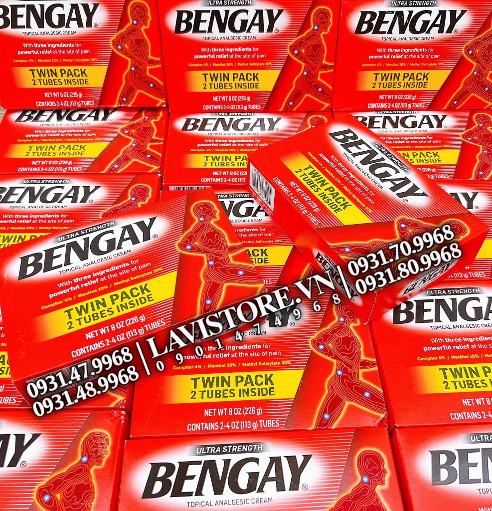 (09/2025) Kem xoa bóp giảm đau BENGAY 113g*2 tuýp
