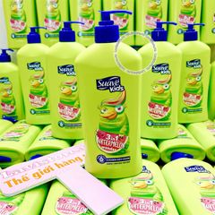 (1/2026)Sữa tắm 3in1 Suave Kids 532ml Watermelon - DƯA HẤU