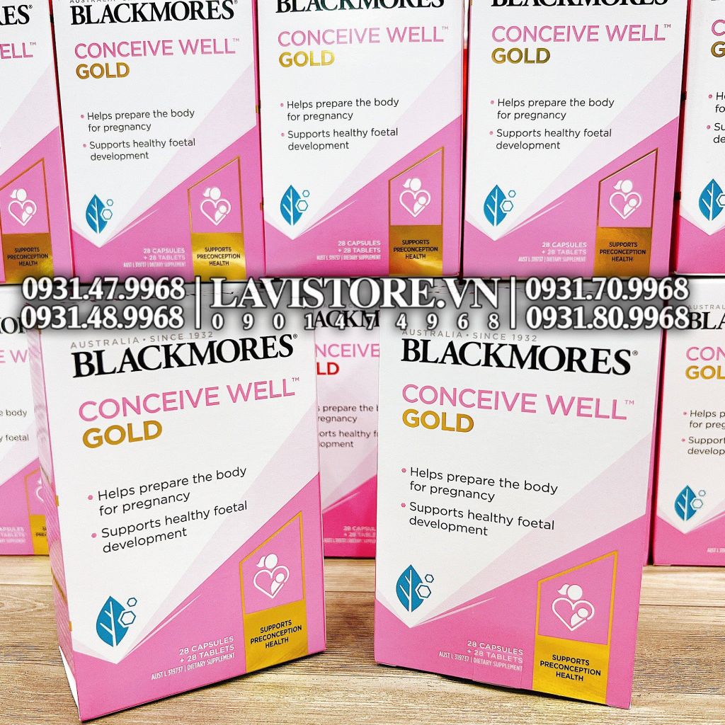 (10/2026) Tăng khả năng thụ thai Conceive Well Blackmores 56v