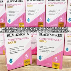 (10/2026) Tăng khả năng thụ thai Conceive Well Blackmores 56v