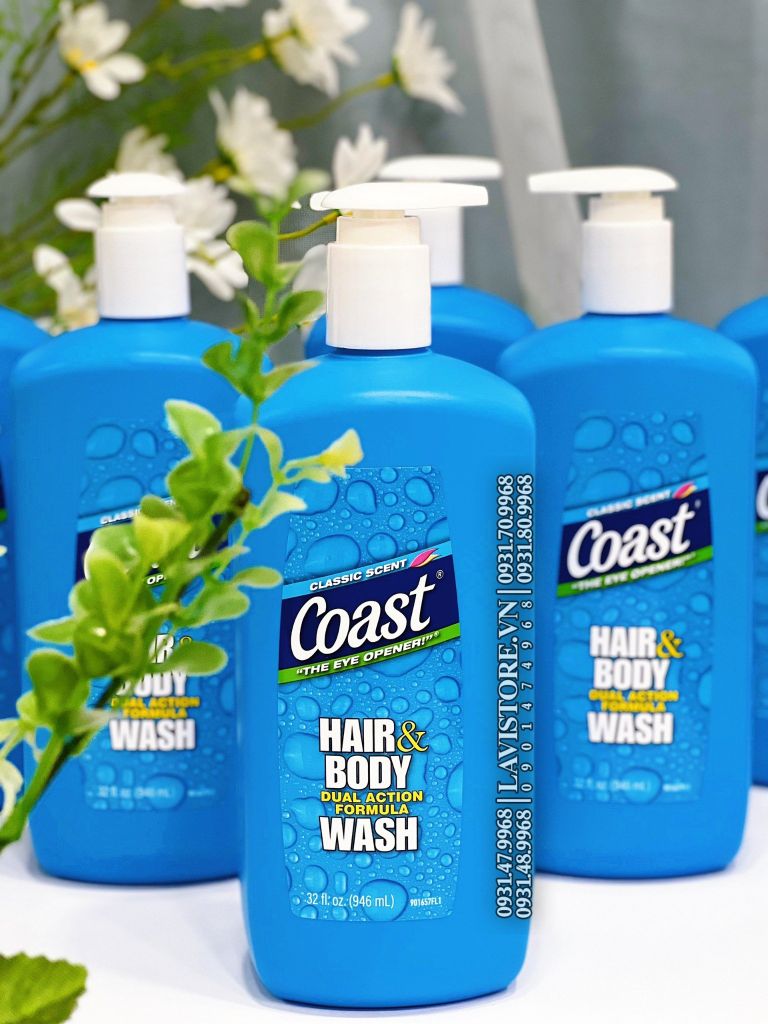 (11/2025) Sữa tắm COAST Hair & Body Wash 946ml