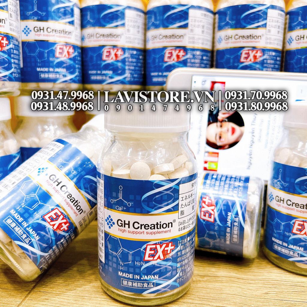 (10/2025) (MẪU MỚI) Viên uống tăng chiều cao GH Creation EX+ 270 viên