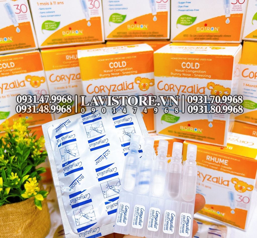 (11/2025) Muối uống Boiron Coryzalia Cold (30 ống*30ml)
