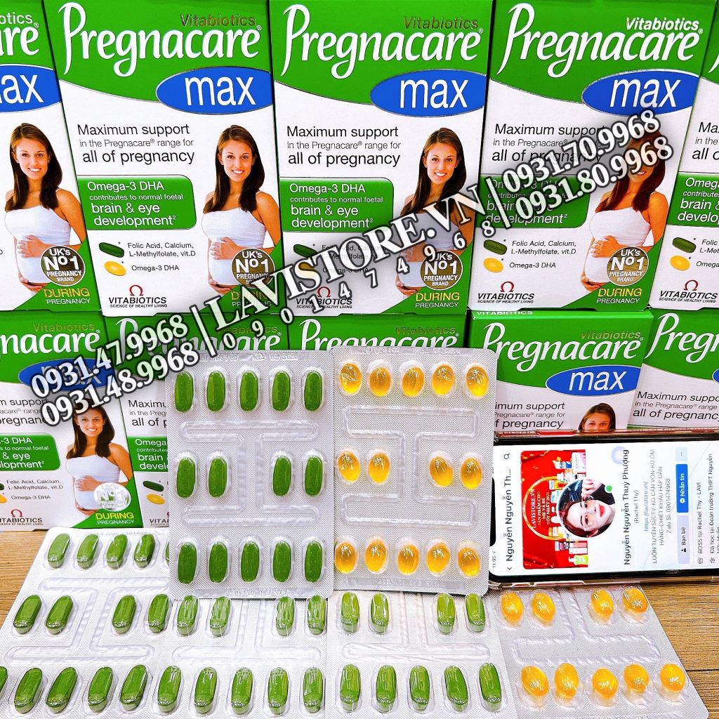 (11/2025) Bầu Anh Pregnacare Max 84 viên