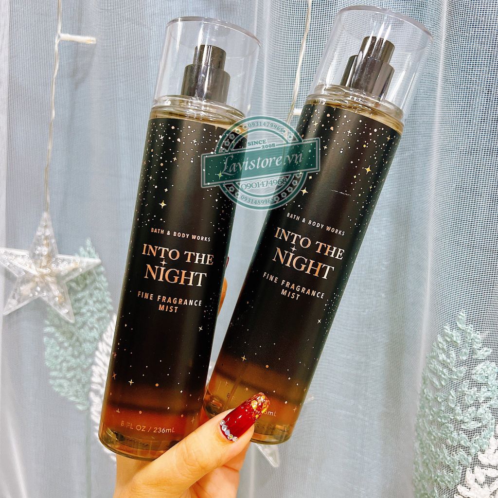 (ORDER) Xịt body B&BW INTO THE NIGHT Fine Fragrance Mist 236ml