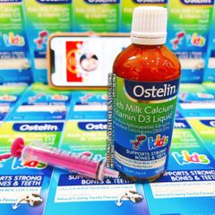 (8/2024) Ostelin Kids Milk Calcium & Vitamin D3 Liquid 90ml