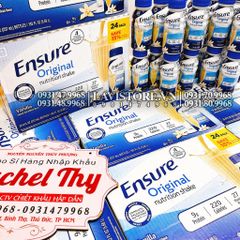 (03/2025) Sữa Ensure nước Mỹ 237ml - Vị Vani 24 chai