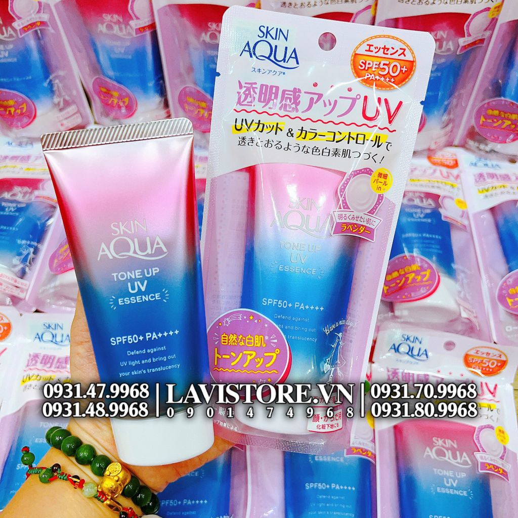 (XANH LÁ) KCN Skin Aqua Tone Up Essence SPF50+ 80g