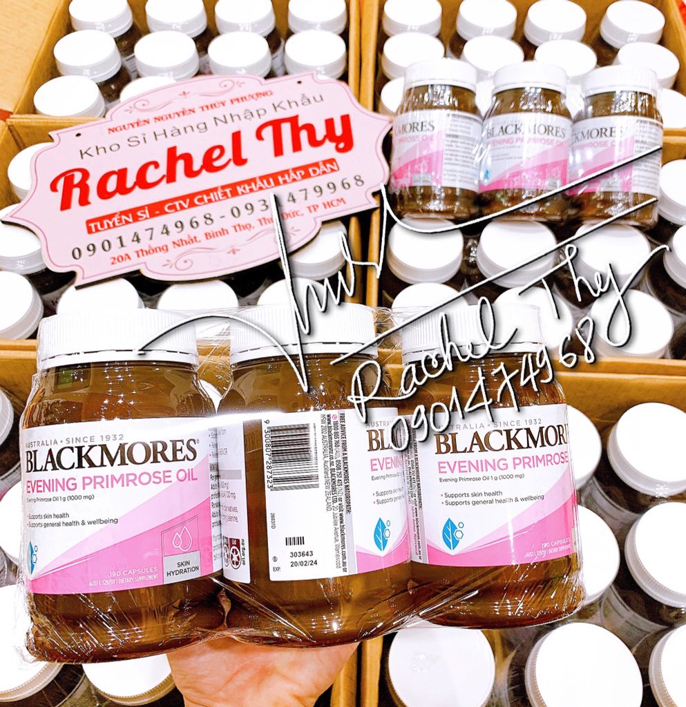 TINH DẦU HOA ANH THẢO Blackmores Evening Primrose Oil 190 viên