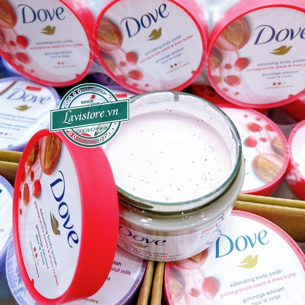 (08/2026) (Bản Mỹ) TDC Dove macca 298g