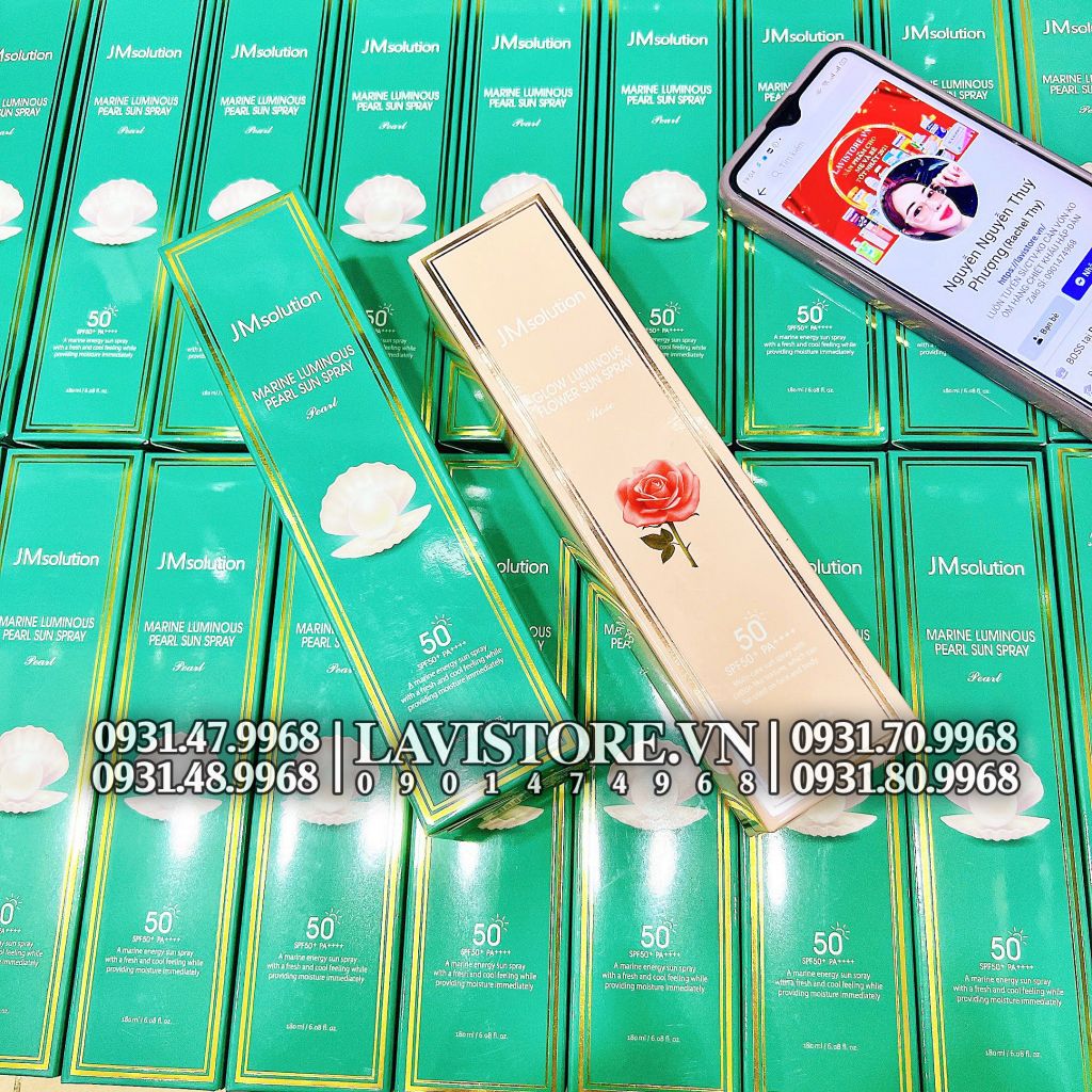 Xịt chống nắng JM Solution 180ml