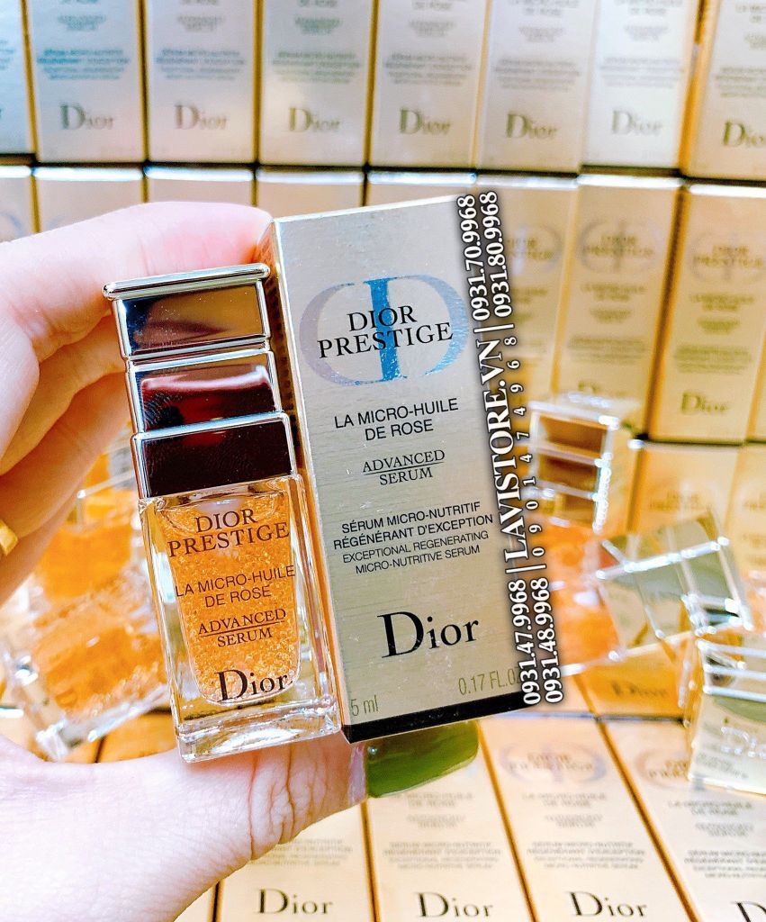 (01/2025) Serum Dior Prestige mini 4.5ml Fullbox