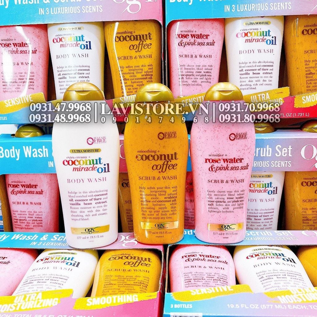 Sữa tắm TDC OGX SEA KELP 577ml (XANH LÁ)