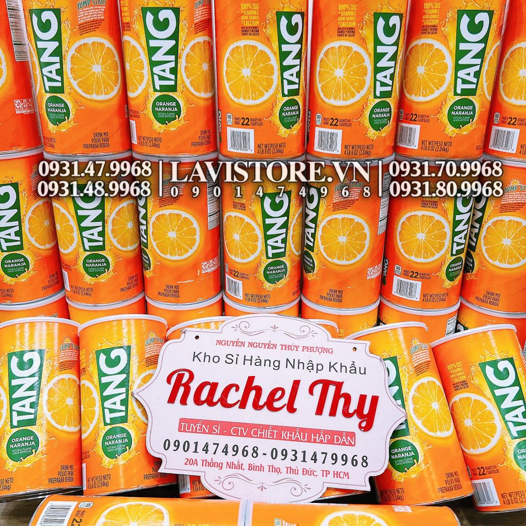 (01/2025) Bột cam TANG 2.04kg (HỘP THIẾC LỚN)