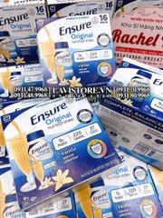 (03/2025) Sữa Ensure nước Mỹ 237ml - Vị Vani 24 chai