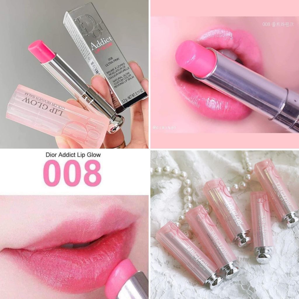 (08/2026) Son dưỡng Dior Addict Lip Glow #031 Strawberry Fullbox (đỏ dâu)