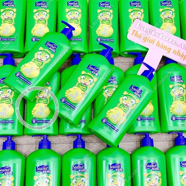 (1/2026)Sữa tắm 3in1 Suave Kids 532ml Watermelon - DƯA HẤU