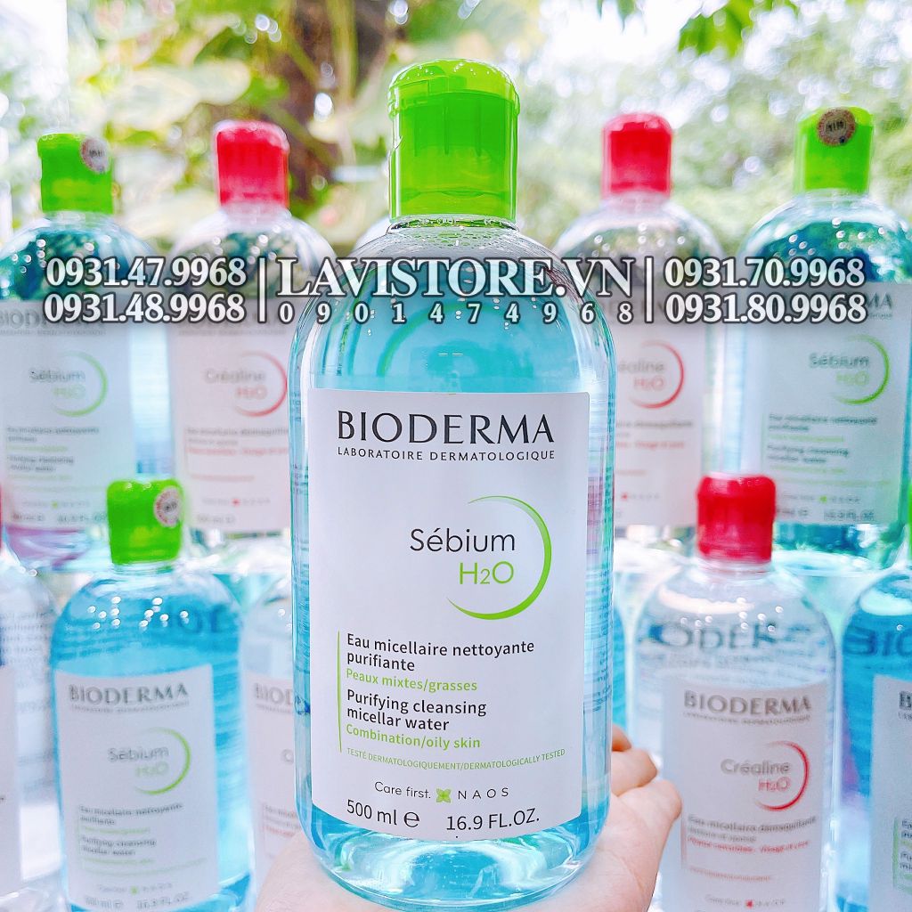 (03/2026) NẮP HỒNG - Tẩy trang BIODERMA 500ml