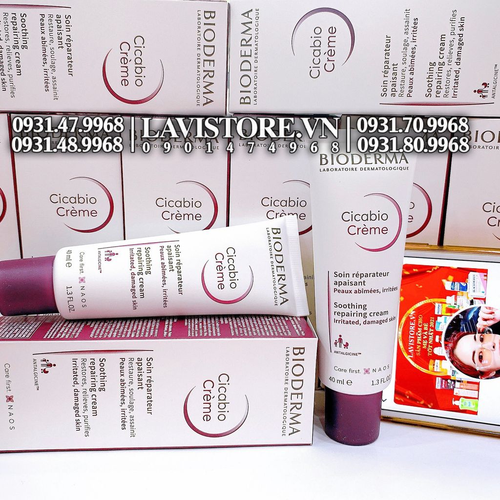 (10/2025) Kem dưỡng ẩm Bioderma TÍM 40ml
