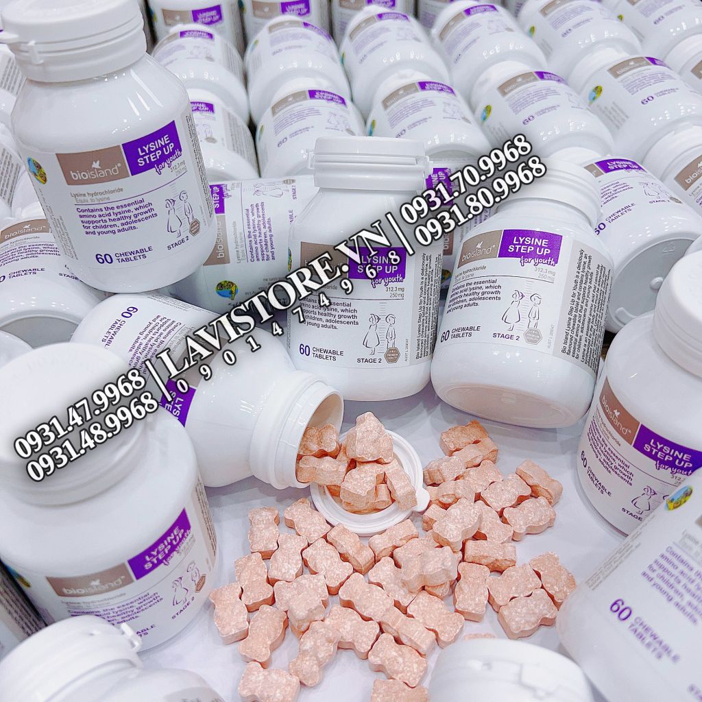 (02/2026) Lysine Bioisland dạng viên 60v