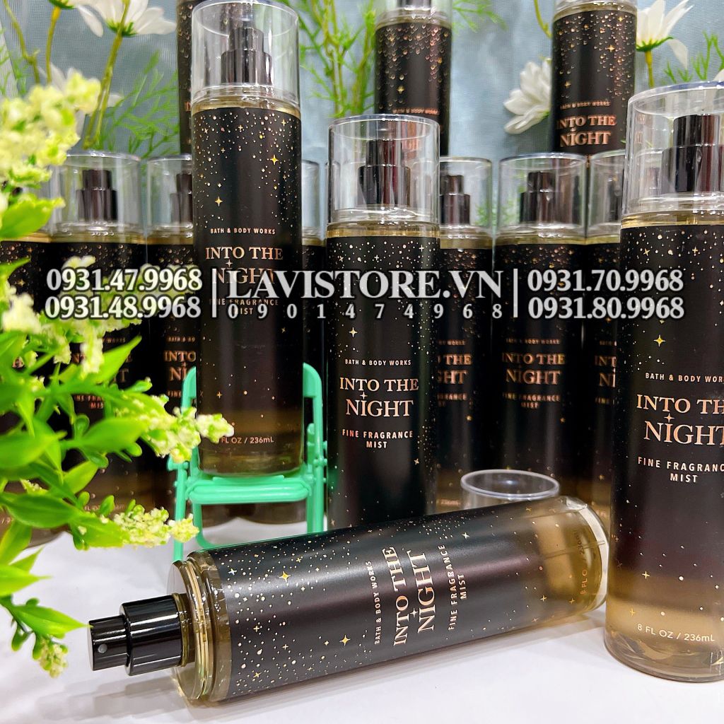 (ORDER) Xịt body B&BW INTO THE NIGHT Fine Fragrance Mist 236ml