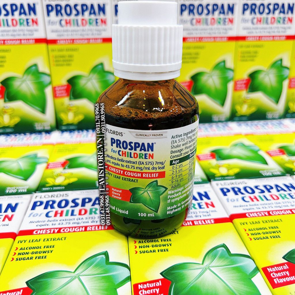 Siro ho Prospan Úc - TRẺ EM