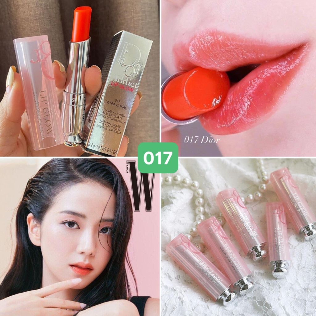 (08/2026) Son dưỡng Dior Addict Lip Glow #031 Strawberry Fullbox (đỏ dâu)