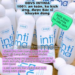 (02/2025) DDVS Intima 200ml MẪU MỚI - MÀU CAM