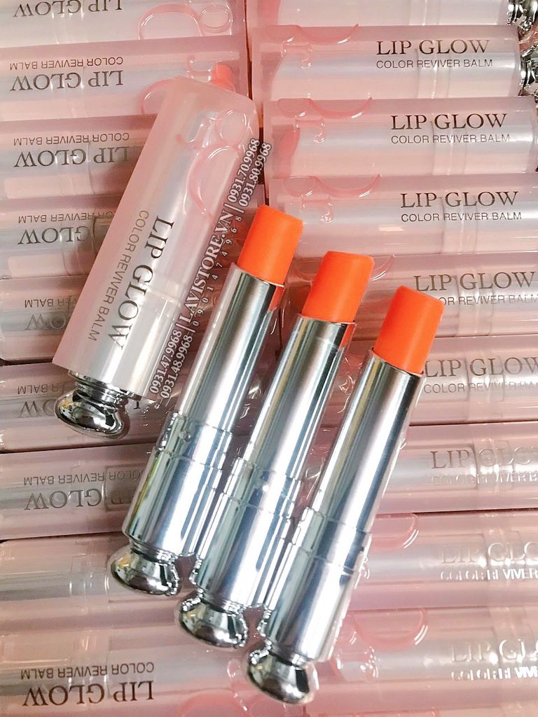 (08/2026) Son dưỡng Dior Addict Lip Glow #031 Strawberry Fullbox (đỏ dâu)