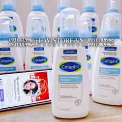 SRM Cetaphil tạo bọt Genltle Foaming Cleanser 236ml - XANH DƯƠNG
