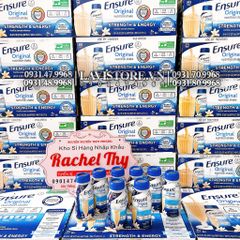 (03/2025) Sữa Ensure nước Mỹ 237ml - Vị Vani 24 chai