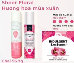 Xịt thơm kháng khuẩn Summer’s Eve 56,7ml - ULTRA (Hương hoa tươi mát)
