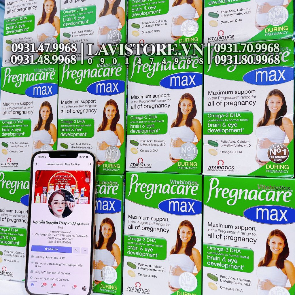 (11/2025) Bầu Anh Pregnacare Max 84 viên