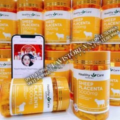 (02/2026) Nhau thai cừu Sheep Placenta 5000mg Healthy Care 100v