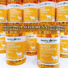 (02/2026) Nhau thai cừu Sheep Placenta 5000mg Healthy Care 100v