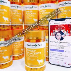 (02/2026) Nhau thai cừu Sheep Placenta 5000mg Healthy Care 100v