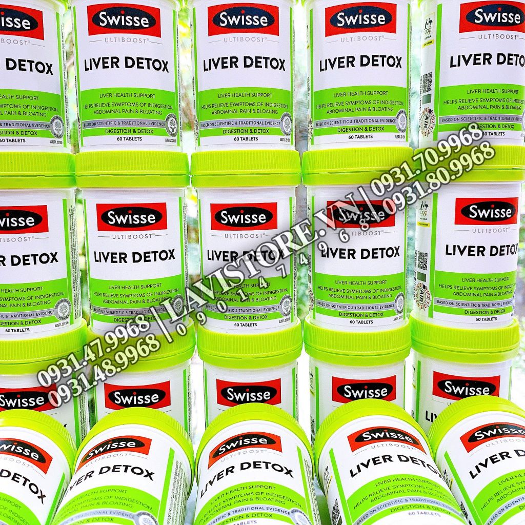 (12/2026) Giải độc gan Liver Detox Swisse 200 viên