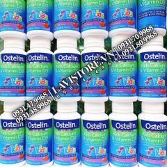 (07/2025) Ostelin Kids Calcium D3 Chewable 90v (khủng long)
