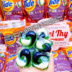 (03/2026) Viên giặt xả Tide PODS 156 viên (4 túi x 971g)