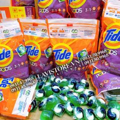 (03/2026) Viên giặt xả Tide PODS 156 viên (4 túi x 971g)
