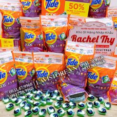 (03/2026) Viên giặt xả Tide PODS 156 viên (4 túi x 971g)