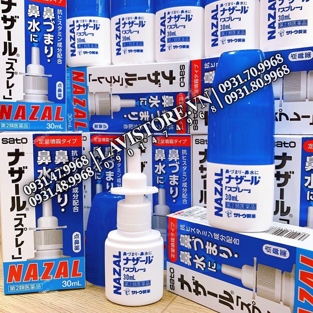 (02/2028) Thuốc xịt mũi Sato Nazal 30ml