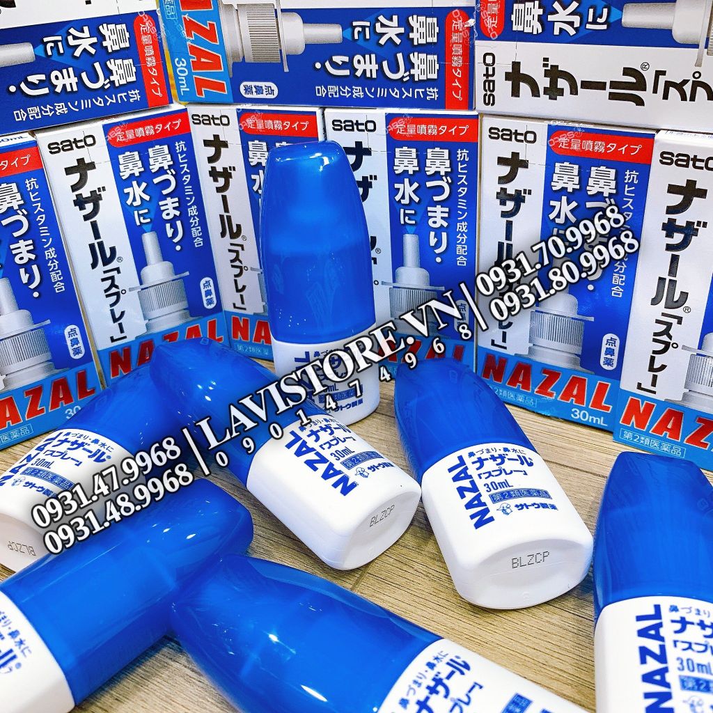 (02/2028) Thuốc xịt mũi Sato Nazal 30ml