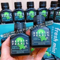 (12/2025) Viên uống thơm miệng Breath Pearls 50v