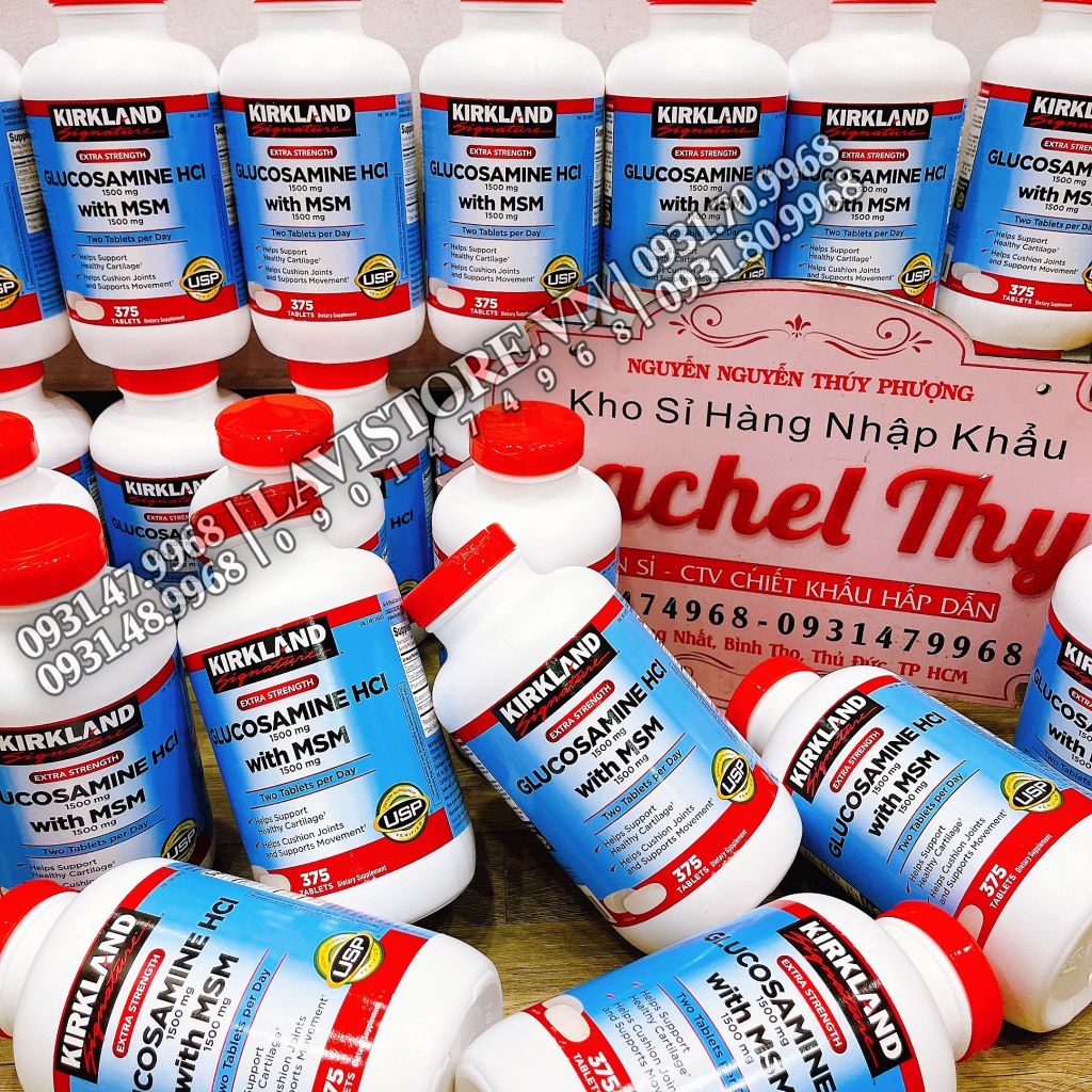 (09/2026) Glucosamine Kirkland 1500mg 375v