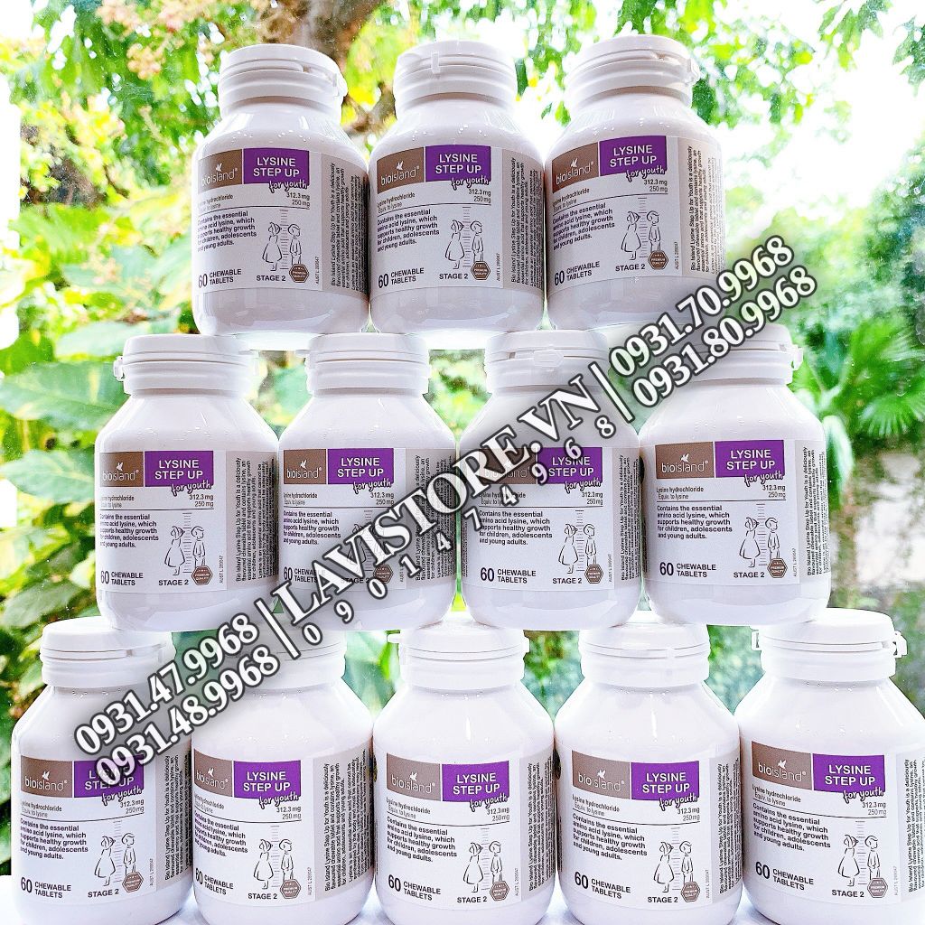 (02/2026) Lysine Bioisland dạng viên 60v