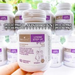 (02/2026) Lysine Bioisland dạng viên 60v