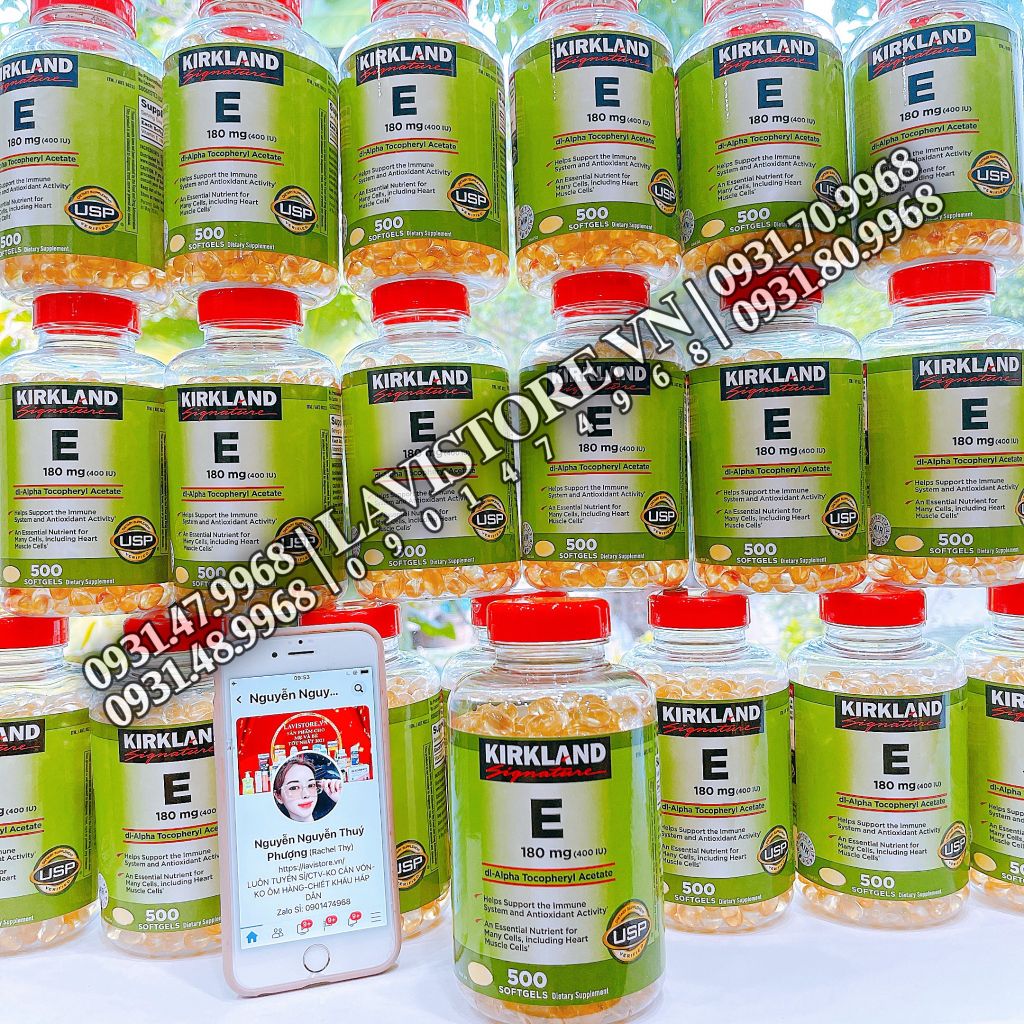 (06/2027) Vitamin E400 Kirkland 500v