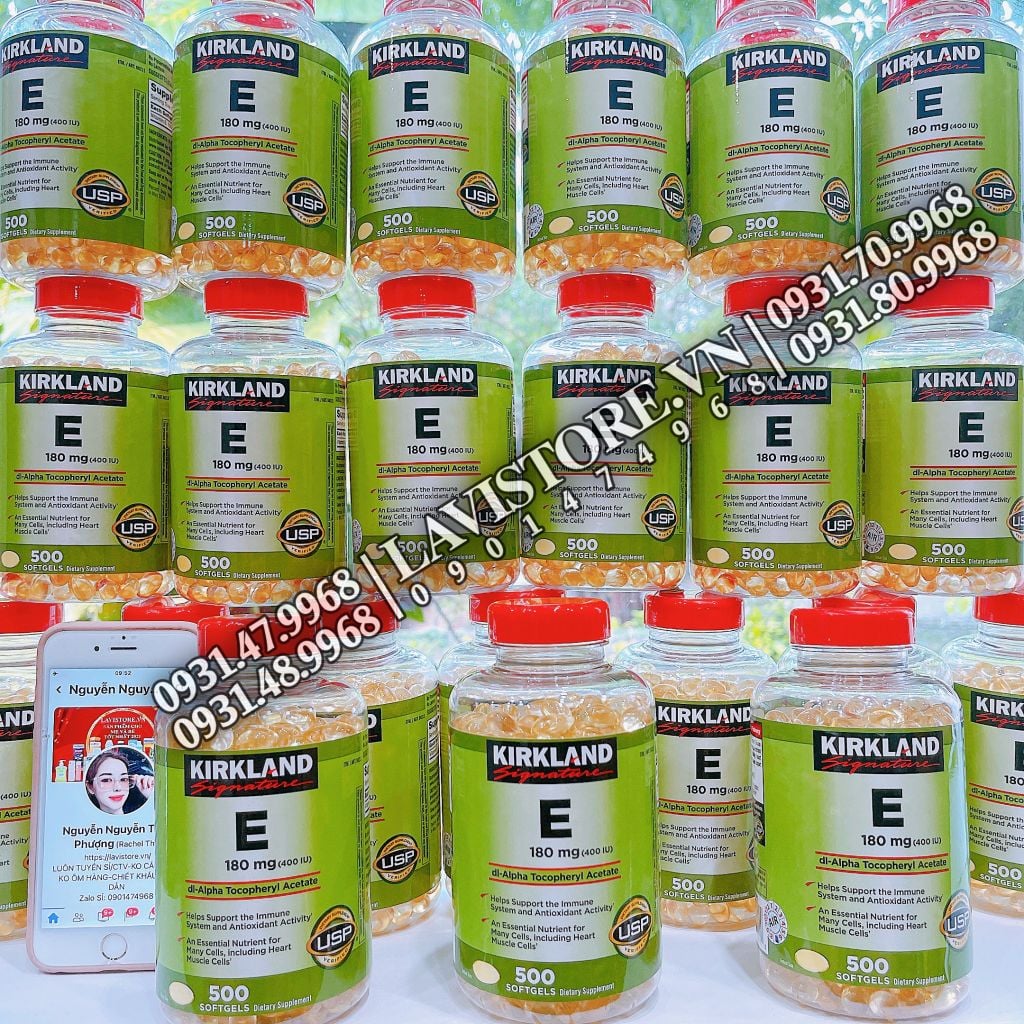 (06/2027) Vitamin E400 Kirkland 500v