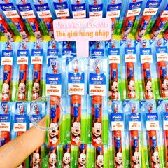 Bàn chải pin ORAL B cho bé 3+ (Mickey đỏ)